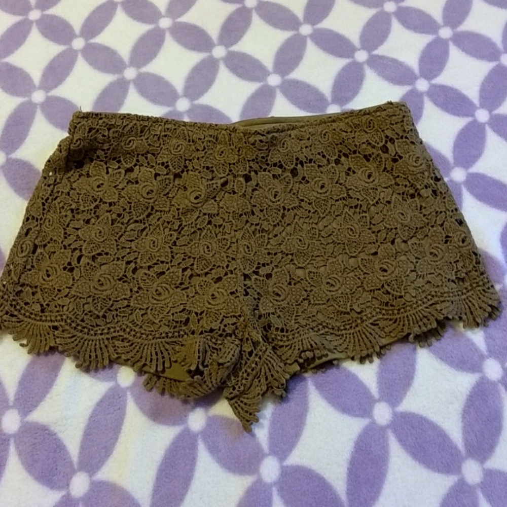 Crochet shorts